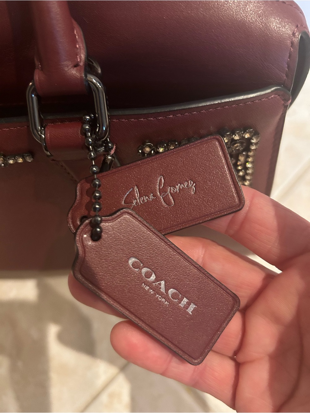 Coach Selena Gomez Bond Satchel - Picture 4 of 7